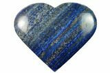 Polished Lapis Lazuli Heart - Pakistan #170948-1